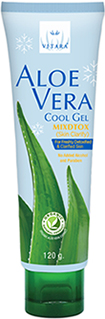 VITARA Aloe Vera Cool Gel Mixdtox (Skin Clarify) 120g. สีฟ้า